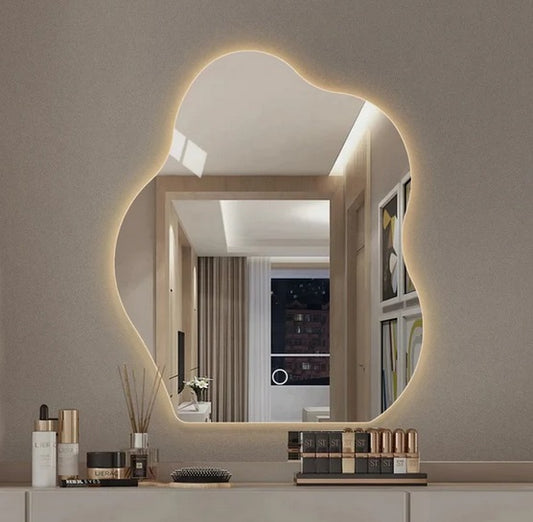 LED Mirror in Backlit Irregular Shape- MIIRRE01